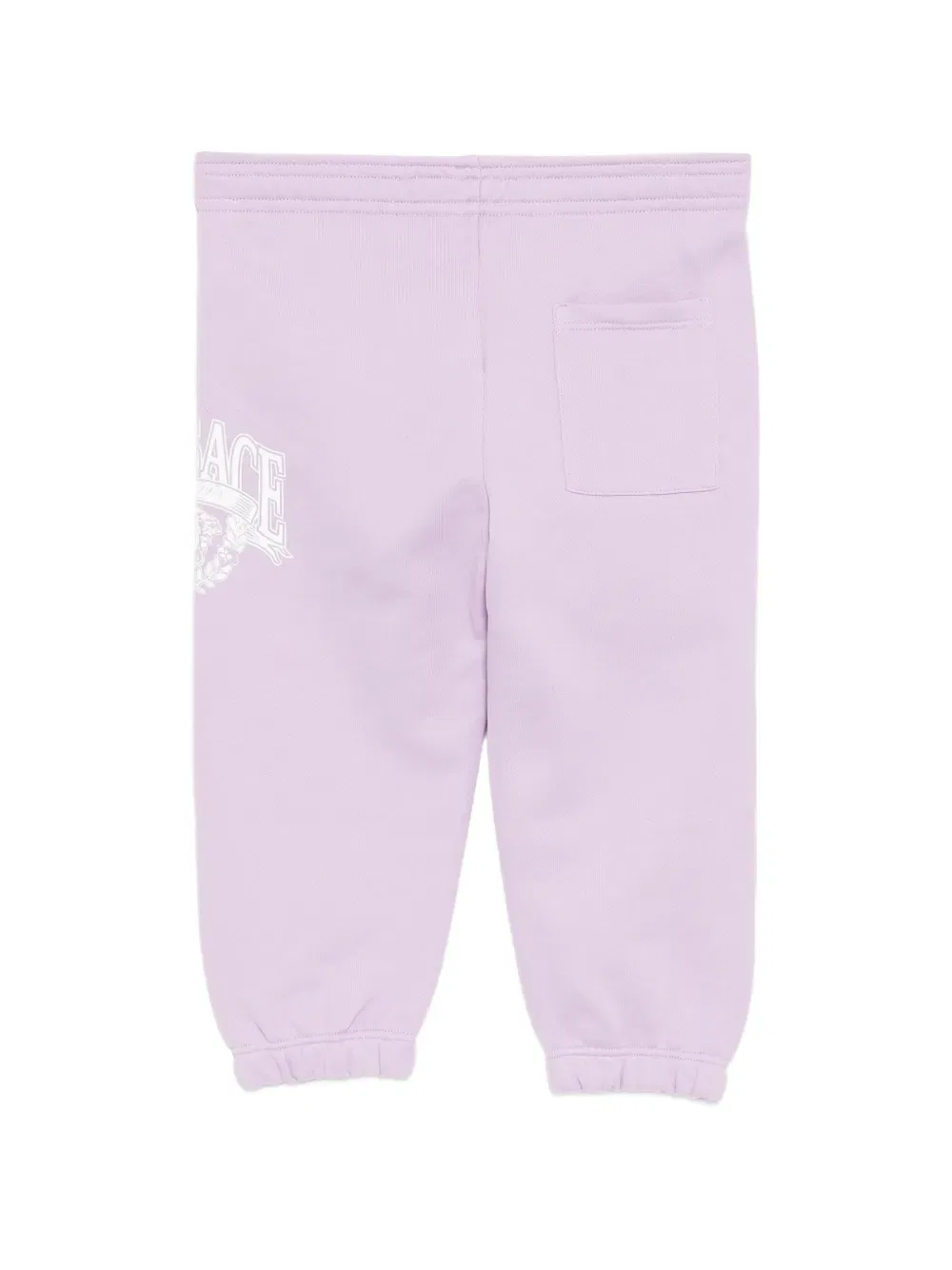 Спортивные штаны с графическим принтом Versace Kids, фиолетовый — фото 2