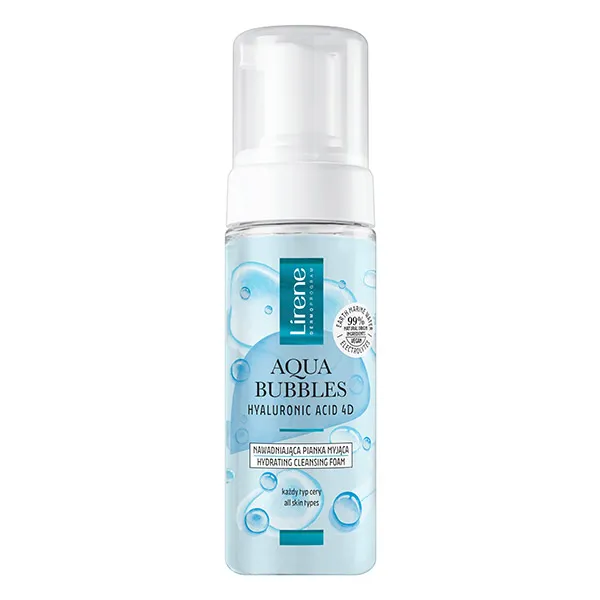 

Увлажняющая очищающая пенка для лица Aqua Bubbles Lirene, 150 ml