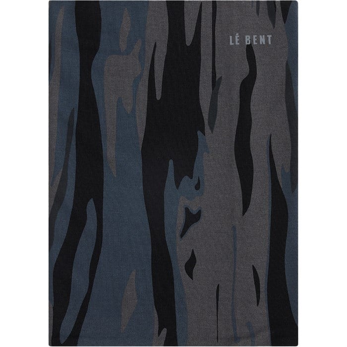 

Вафельный шейный гетр средней толщины Le Bent, Ombre Snow Gum