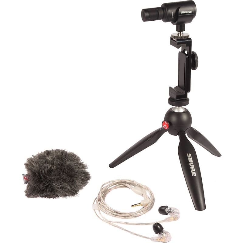 

Микрофон Shure MOTIV MV88+ Video Kit with iOS / USB Condenser Microphone