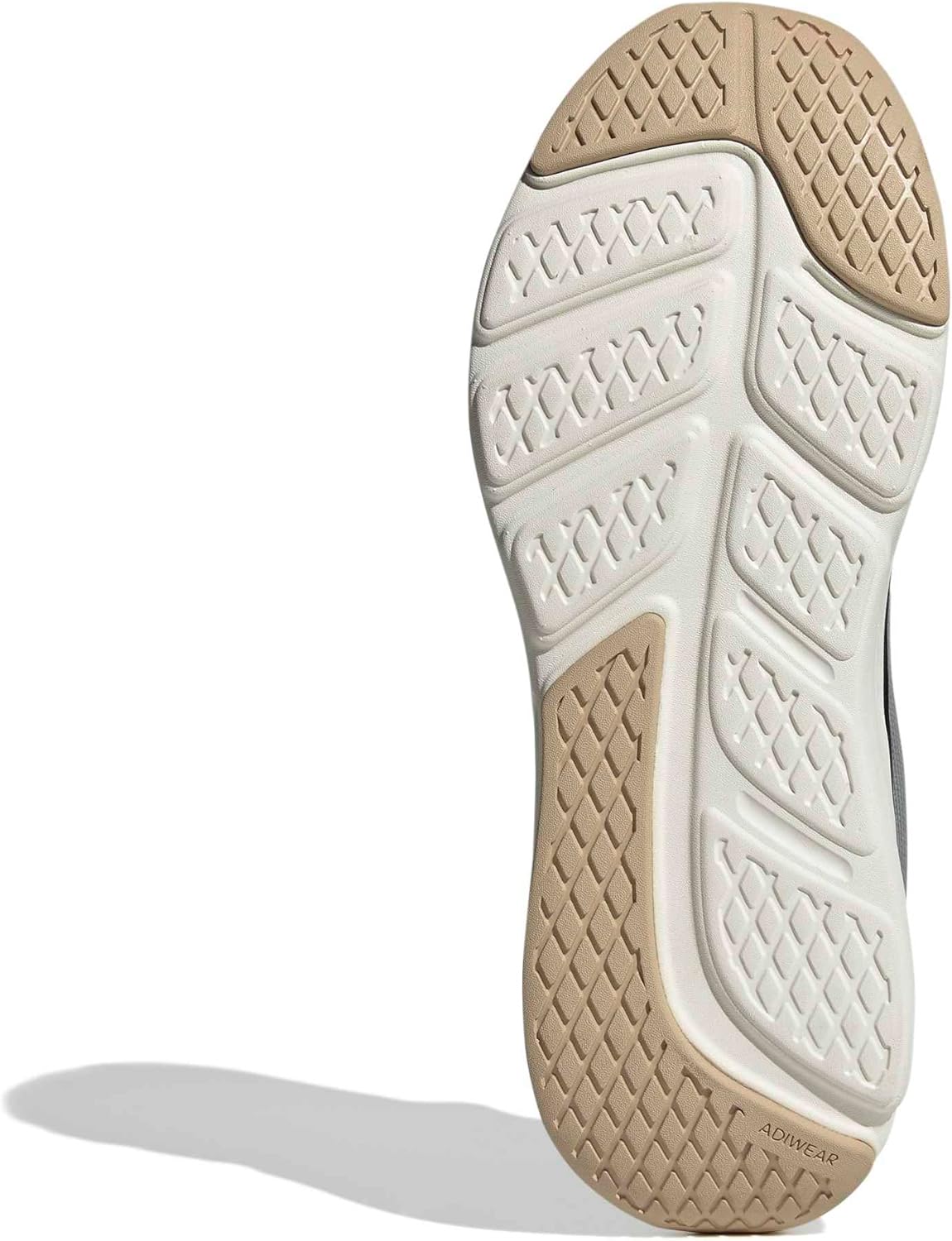 Мужские кроссовки Adidas Cloudfoam Go Lounger, слоновая кость/черный/серый — фото 3