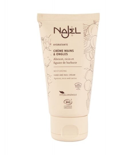 

Крем для рук и ногтей увлажняющий «Абрикос, касторка и опунция», Cosmos Organic, 75 мл, производитель Нажель, Najel - oryginalne mydła Aleppo