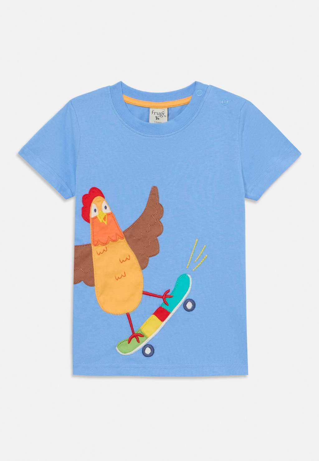 

Футболка с принтом AVERY APPLIQUE Frugi, светло-голубой