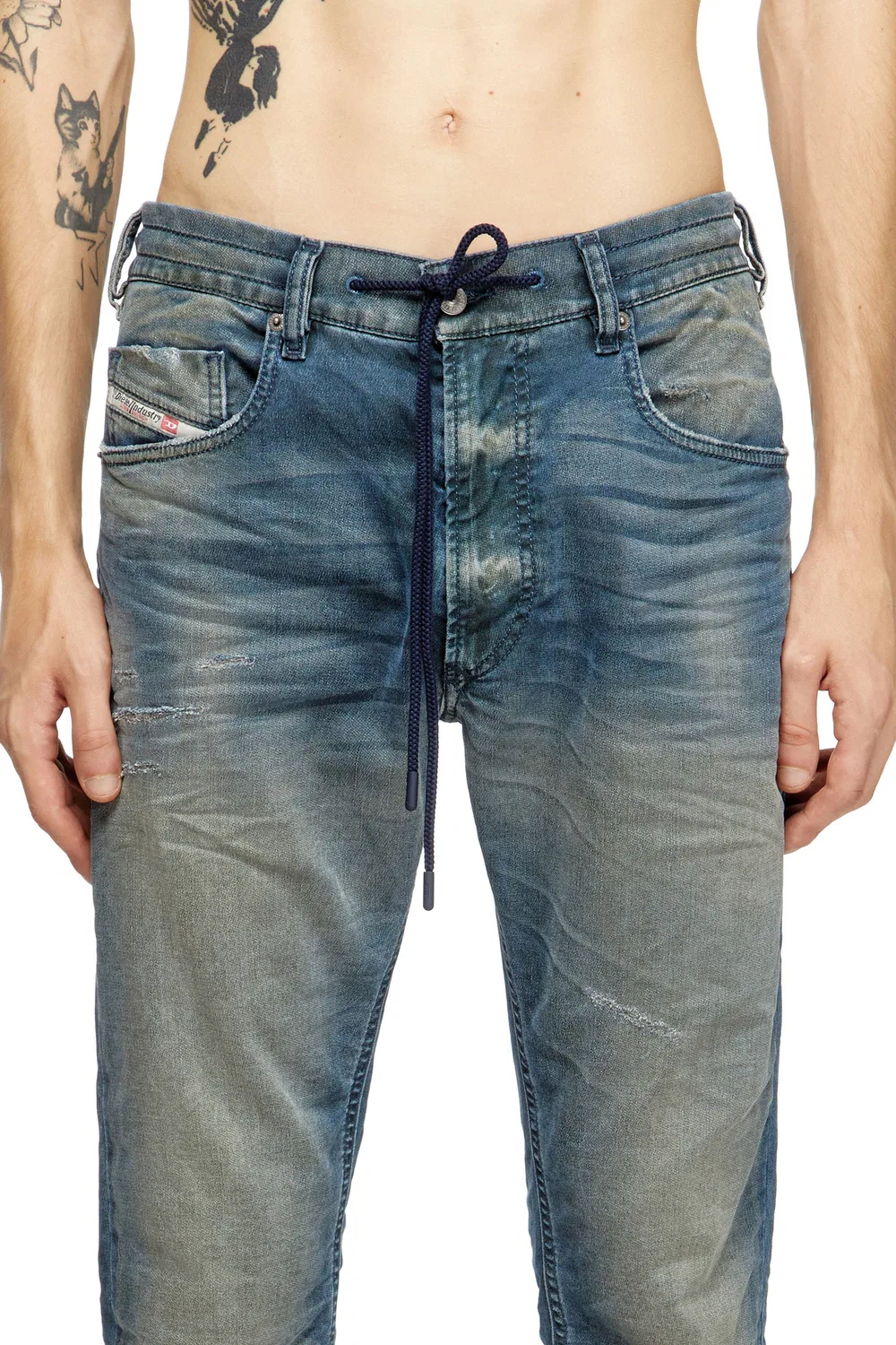 Мужские джинсовые джинсы Jog 2032 D-KROOLEY-B JOGG Diesel, Indigo Blue — фото 2