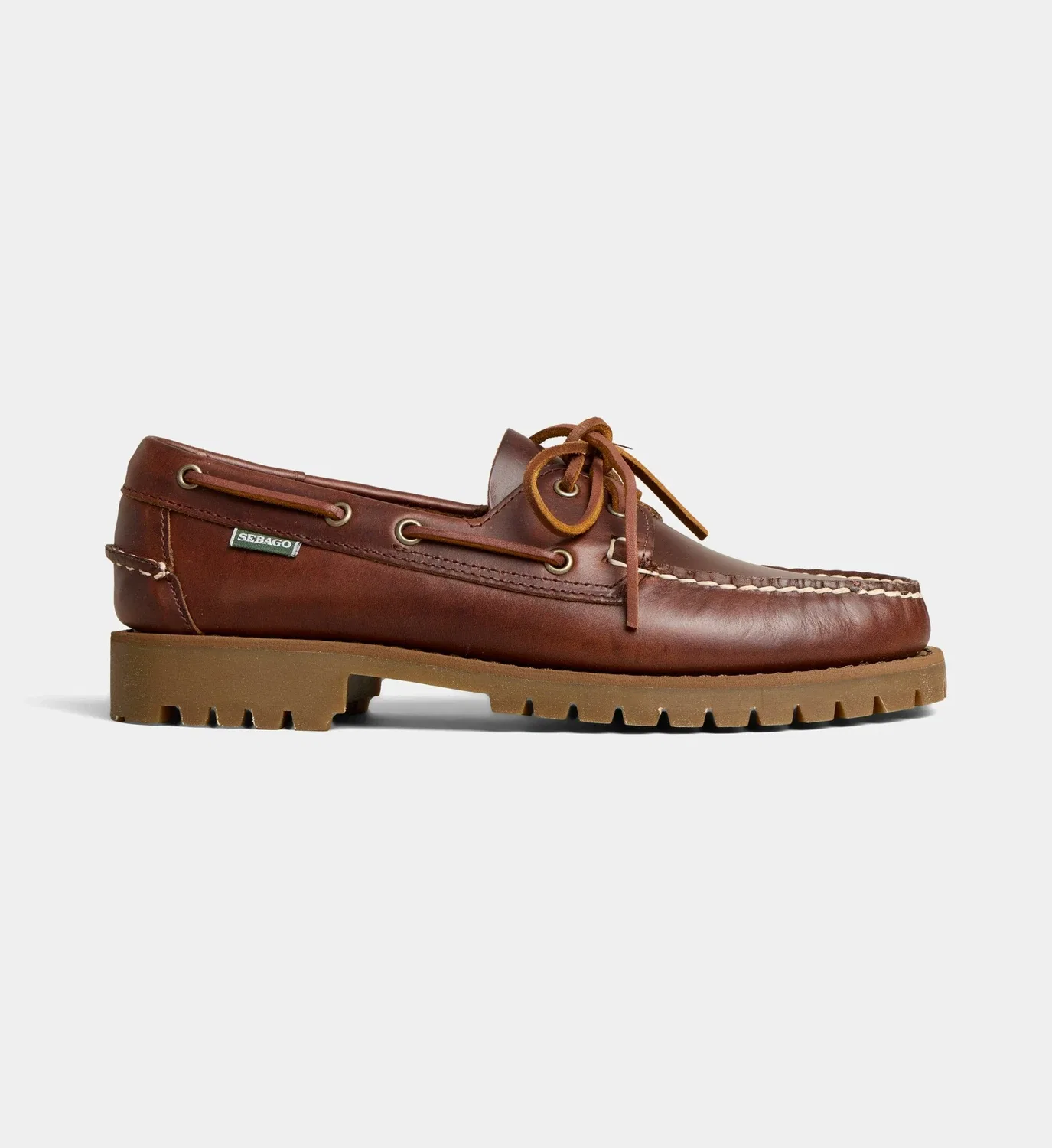 Туфли-лодочки Campsides кожаные Sebago, коричневый