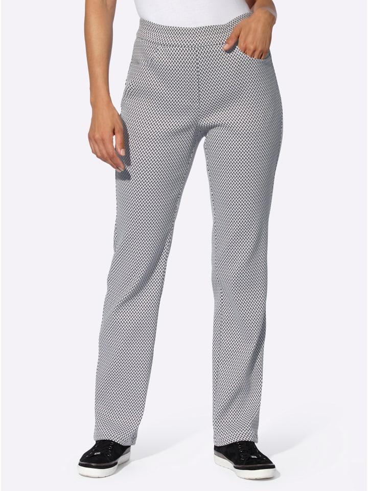 

WITT WEIDEN Эластичные брюки антрацитового и кремового цвета