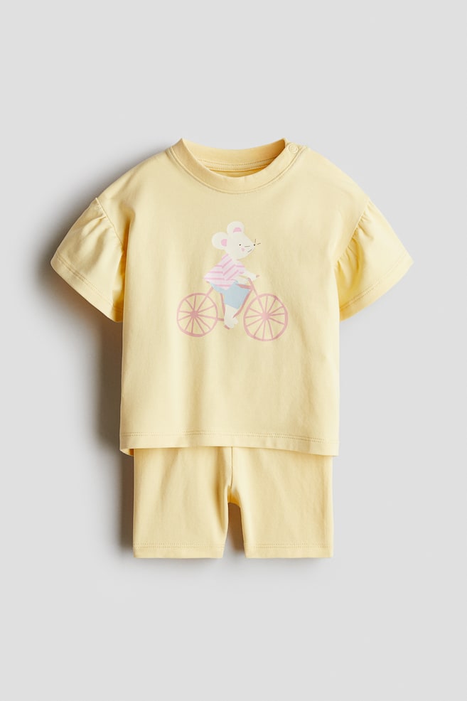 

Костюм-Двойка из хлопчатобумажного трикотажа H&M, мультиколор