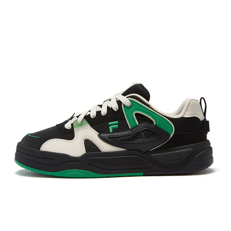 

Низкие кроссовки для скейтбординга BANK II, мужские, черно-зеленые FILA FUSION, Black/Bright Green