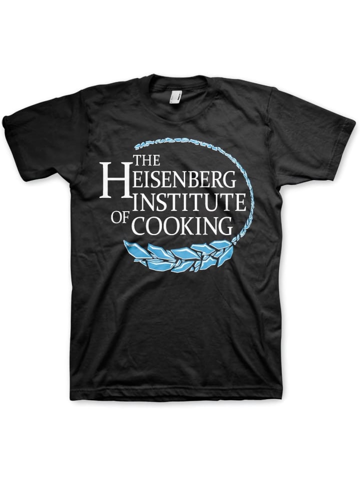 

Футболка Heisenberg Institute Of Cooking Big Tall T-Shirt черного цвета Breaking Bad, Черный, Футболка Heisenberg Institute Of Cooking Big Tall T-Shirt черного цвета Breaking Bad