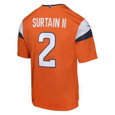 Джерси Nike Patrick Surtain II Denver Broncos, оранжевый — фото 2