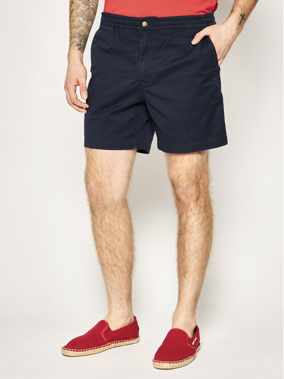 

Шорты классического кроя из ткани Prepster 710644995 Polo Ralph Lauren, синий