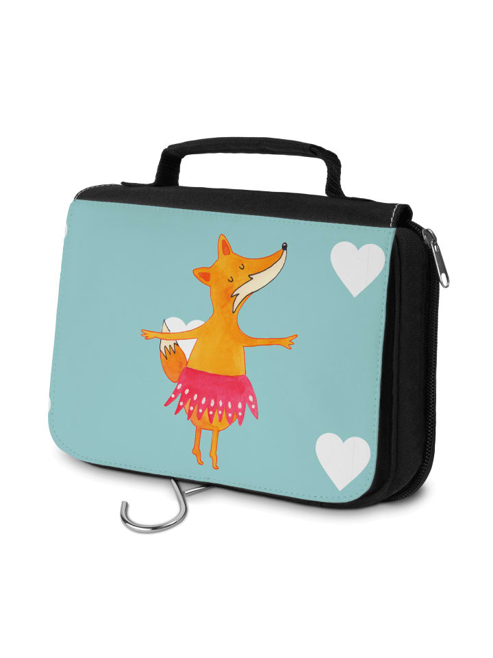 

Mr. & Mrs. Panda Косметичка Fox Ballerina без надписей, бирюзового пастельного цвета