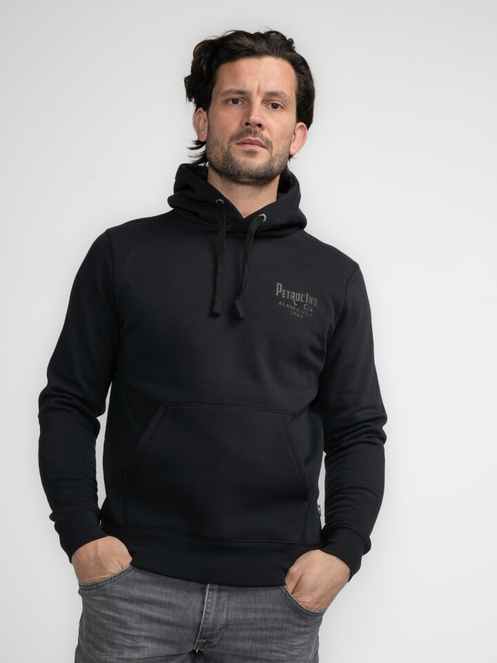 

Толстовка Petrol Industries Hoodie mit Logo Ugashik, черный