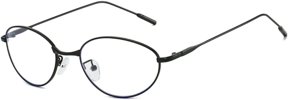 

Овальные солнцезащитные очки в стиле металл-панк для женщин, модные, с прозрачными линзами цвета океана, защита от УФ-излучения UV400 для мужчин HHZZYVY, Black Clear