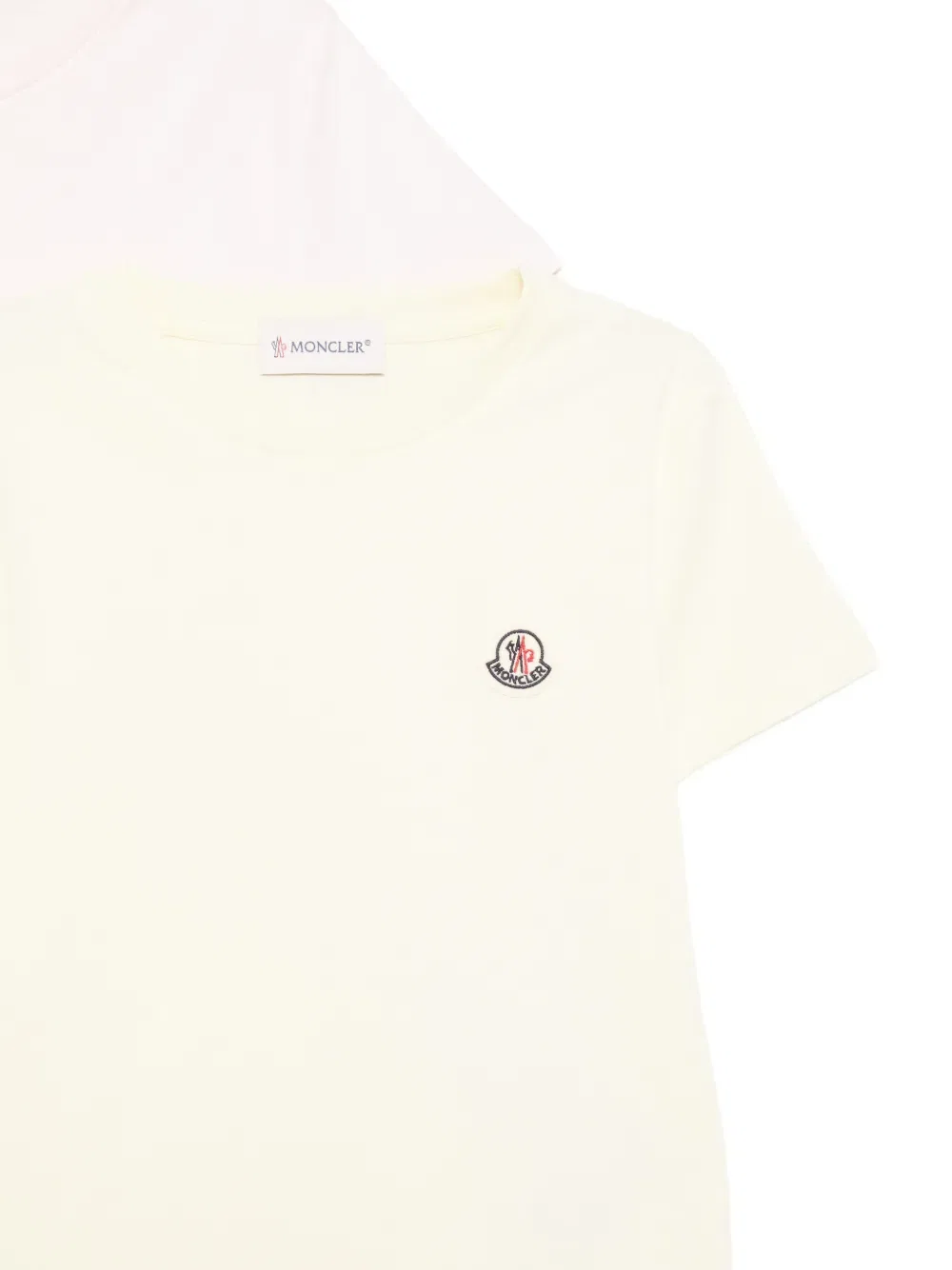 Футболки с круглым вырезом (комплект из трех штук) Moncler Enfant, розовый — фото 3