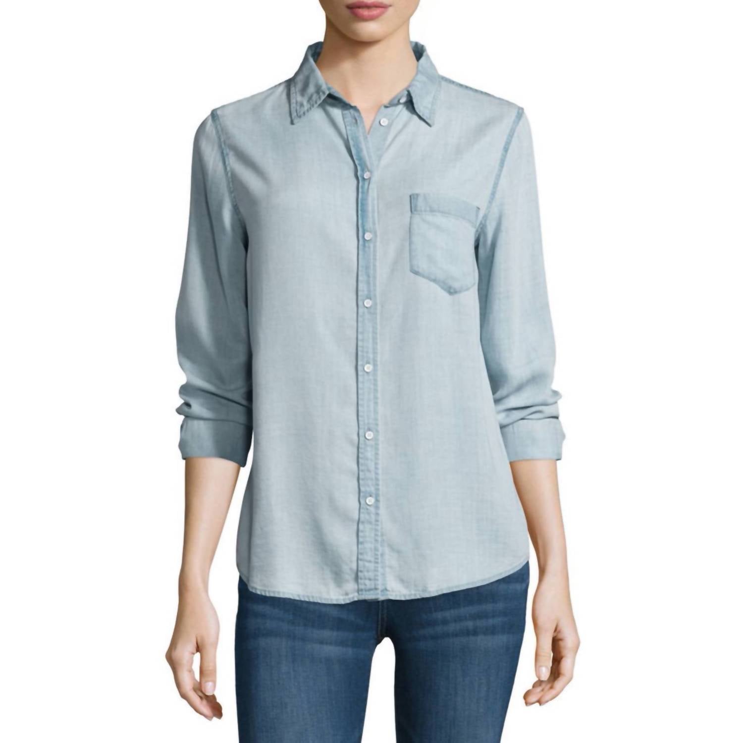 

Рубашка из шамбре Mercer And Spring в отбеленном цвете DL1961 - Women's