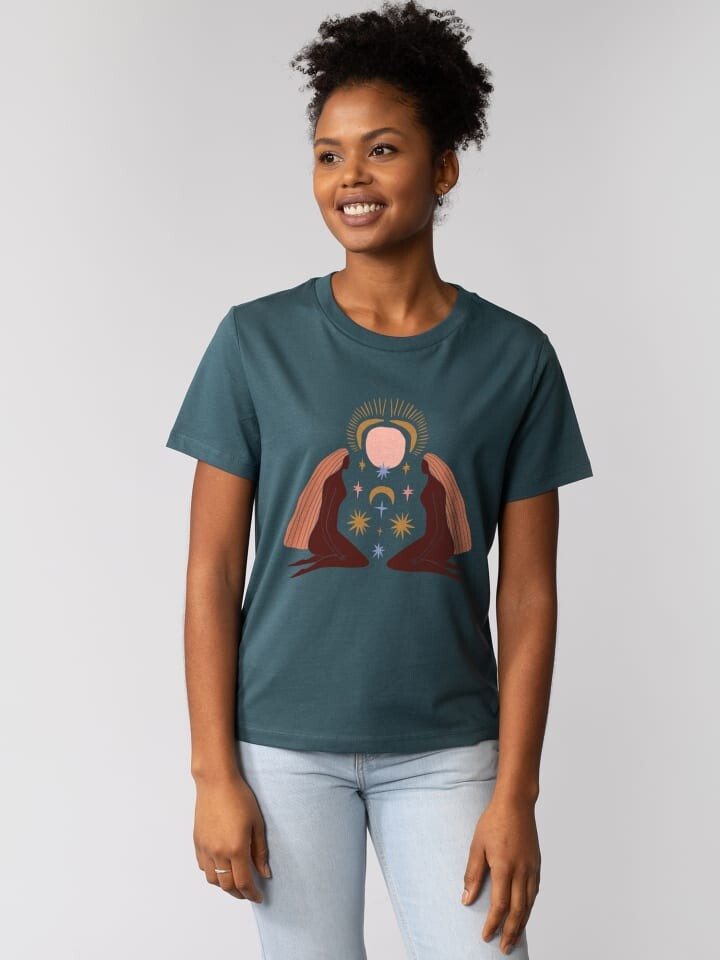 

Футболка wat Apparel T-Shirt Love and flex, цвет Petrol