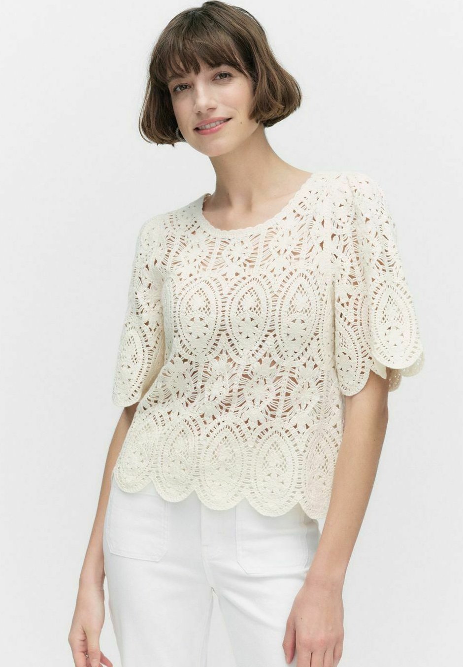 

Блуза VIONA CROCHETED Dobber, белый