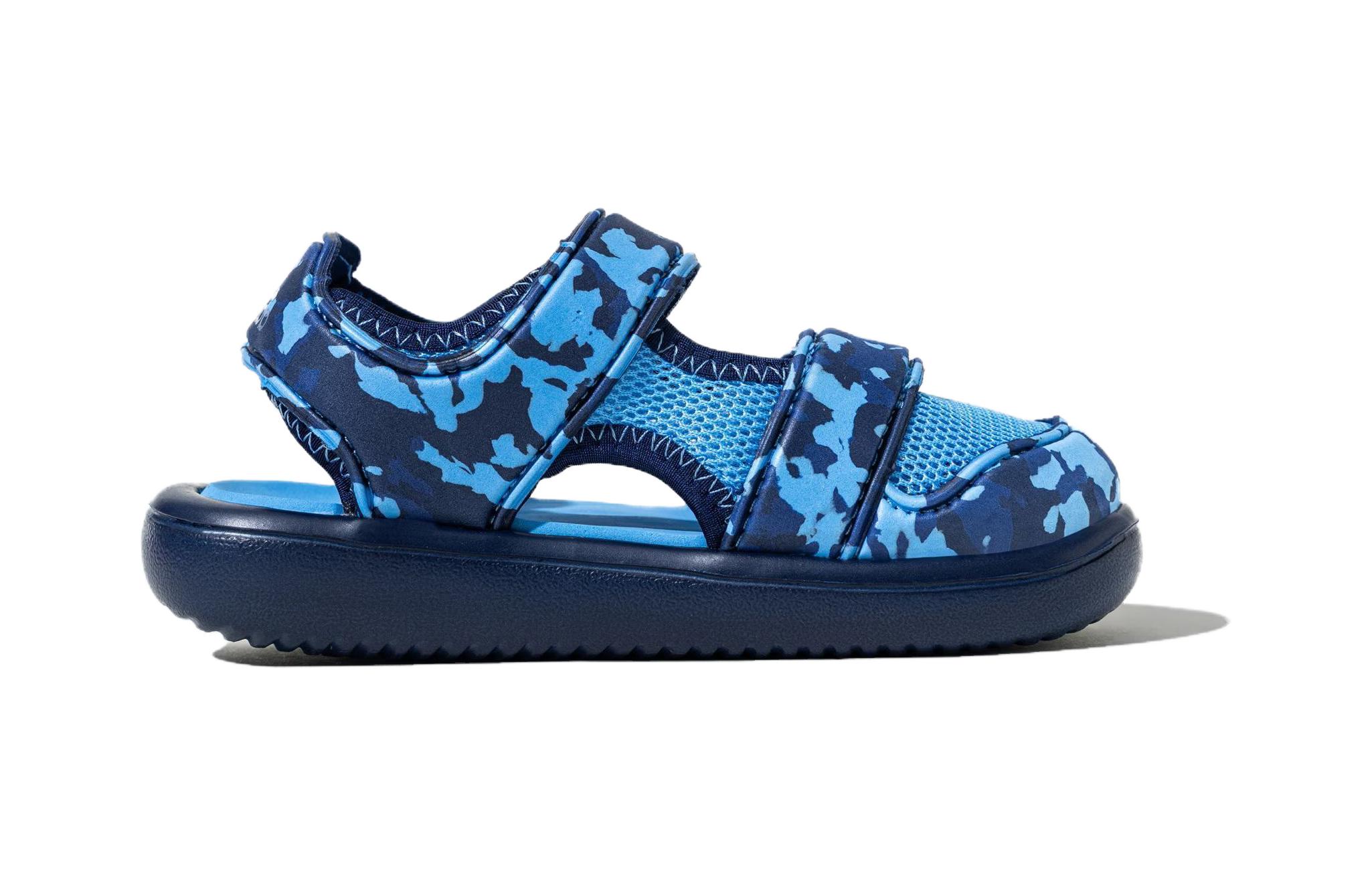Детские сандалии Adidas для воды, удобные, устойчивые к истиранию, дышащие, голубые для детей 3-7 лет, светло-голубой/темно-синий/синий — фото 2