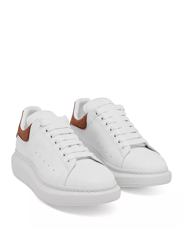 

Мужские низкие кроссовки большого размера Mcqueen, белый