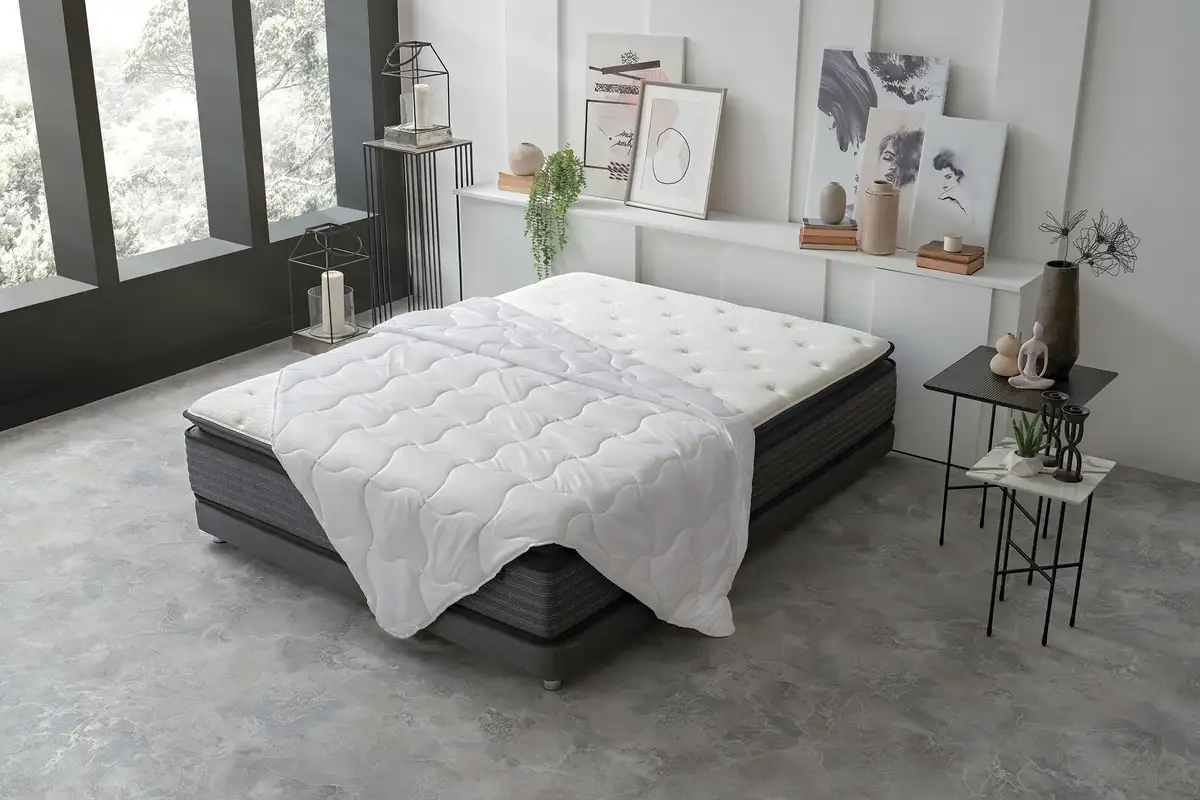 

Yatas Bedding Одеяло из микрофибры "Handy", обычное, (1 шт.) 200х200 см, белый