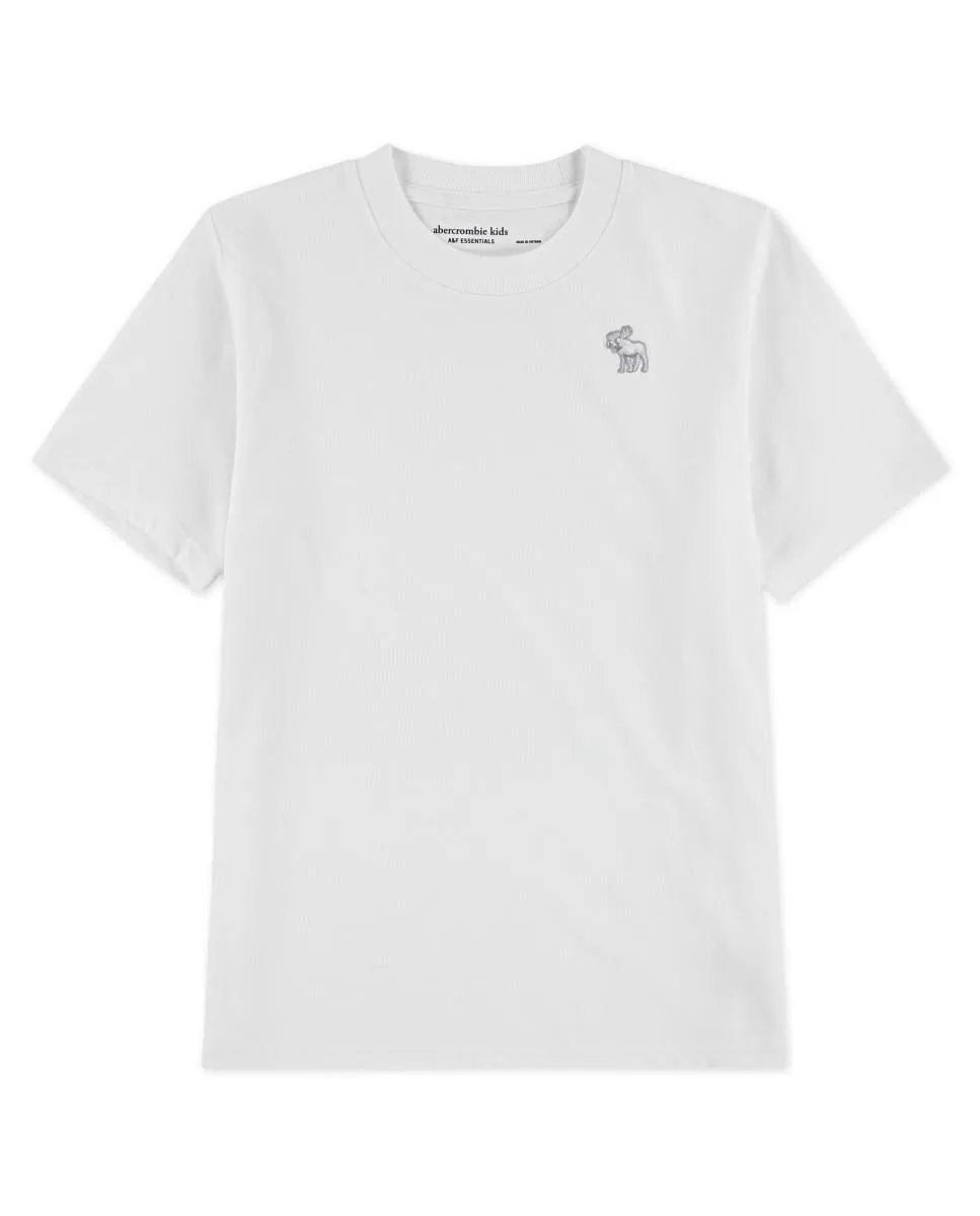 

Футболка Essential для мальчика Abercrombie, белый