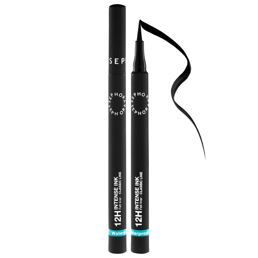 

Интенсивная подводка для глаз Intense Ink 12HR Classic Felt Eye Liner SEPHORA COLLECTION, 0.03 fl.oz. /1 ml, 01 Deep Black