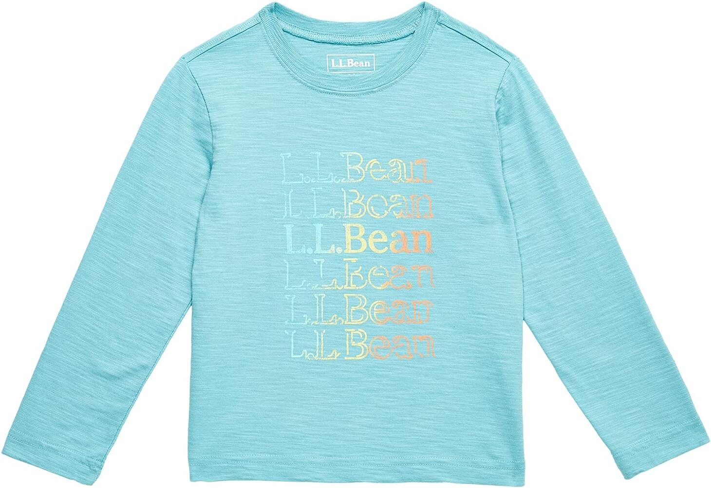 

Футболка L.L.Bean Graphic Tee Glow in the Dark Long Sleeve, цвет Sea Blue Logo