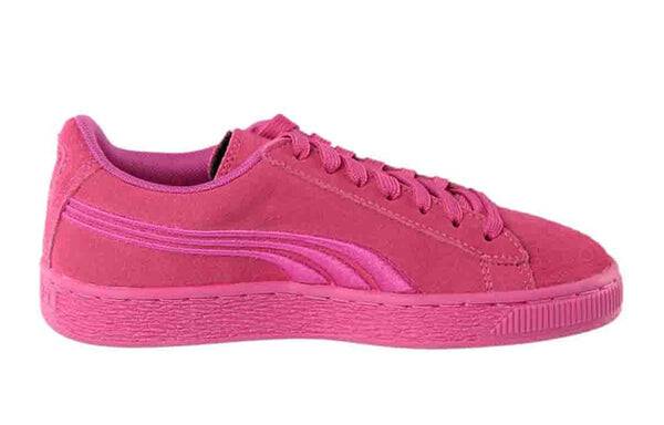 Кроссовки suede classic badge 'shocking pink' Puma, розовый — фото 2