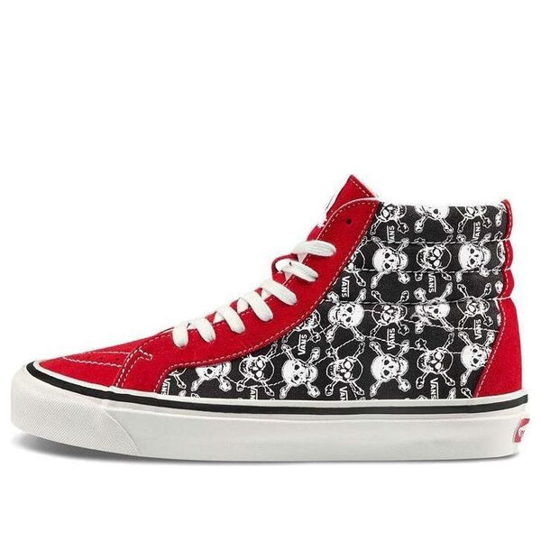

Кроссовки sk8-hi 38 dx 'skulls red black' Vans, красный