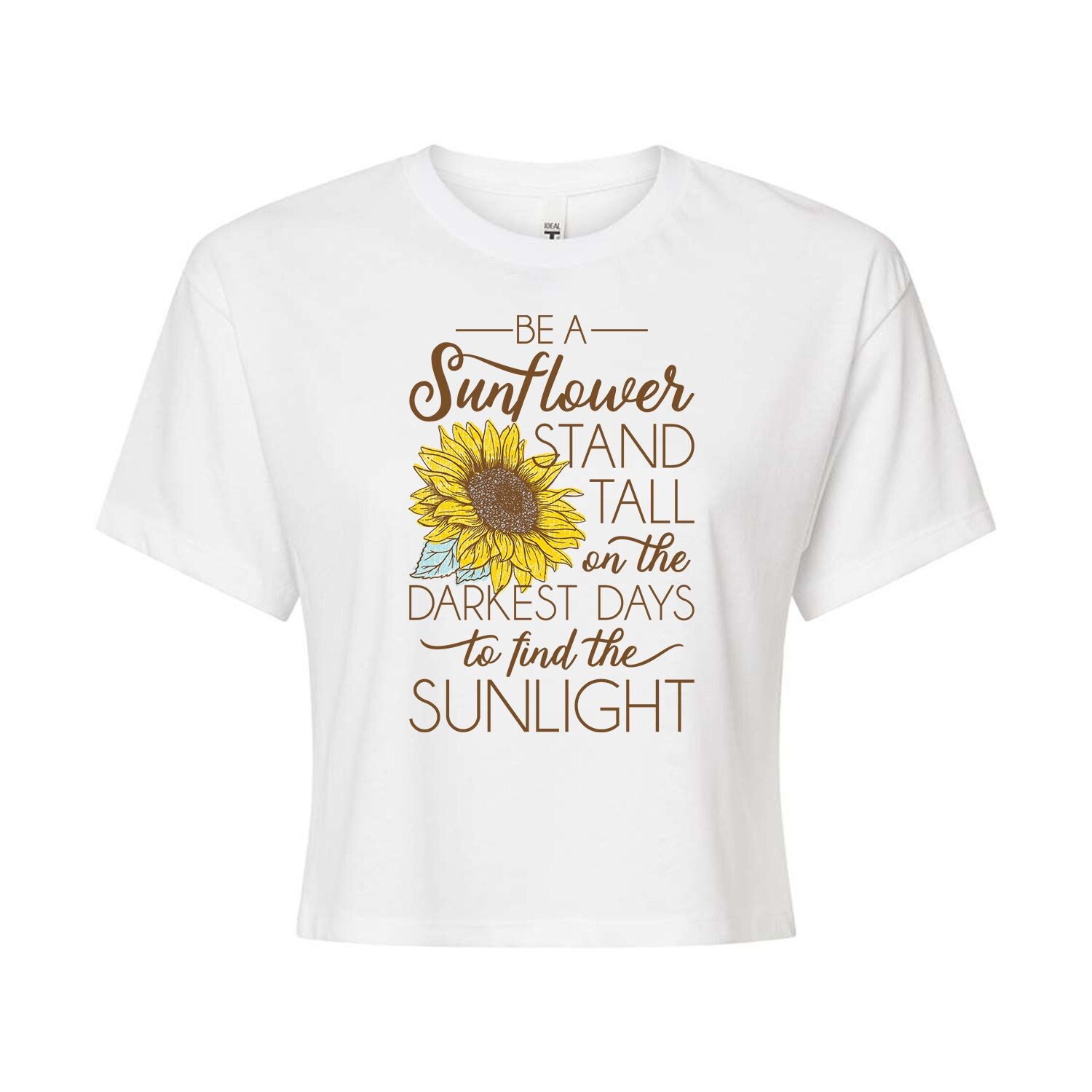 

Укороченная футболка для юниоров «Be A Sunflower» Licensed Character