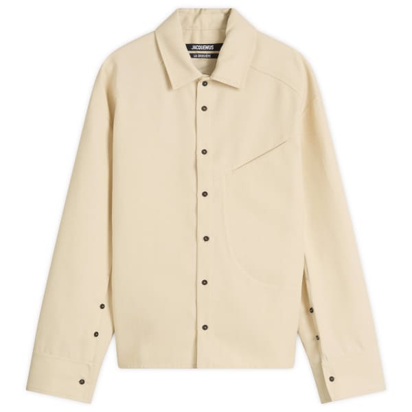 

Рубашка свободного кроя с длинными рукавами Jacquemus, бежевый
