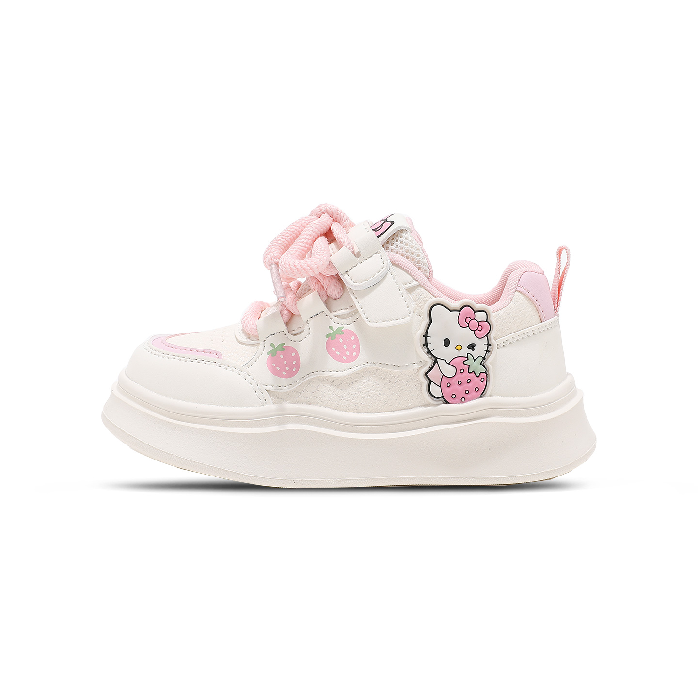 

Hello Kitty x Synthetic Leather Waterproof легкие амортизирующие низкие детские кроссовки Kids' Sanrio, розовый