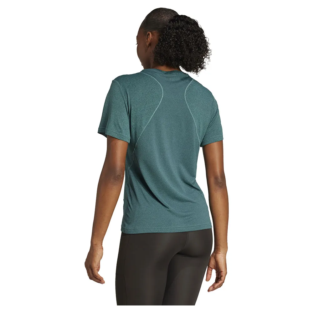 Футболка с коротким рукавом спортивная adidas Designed For Training, зеленый — фото 2