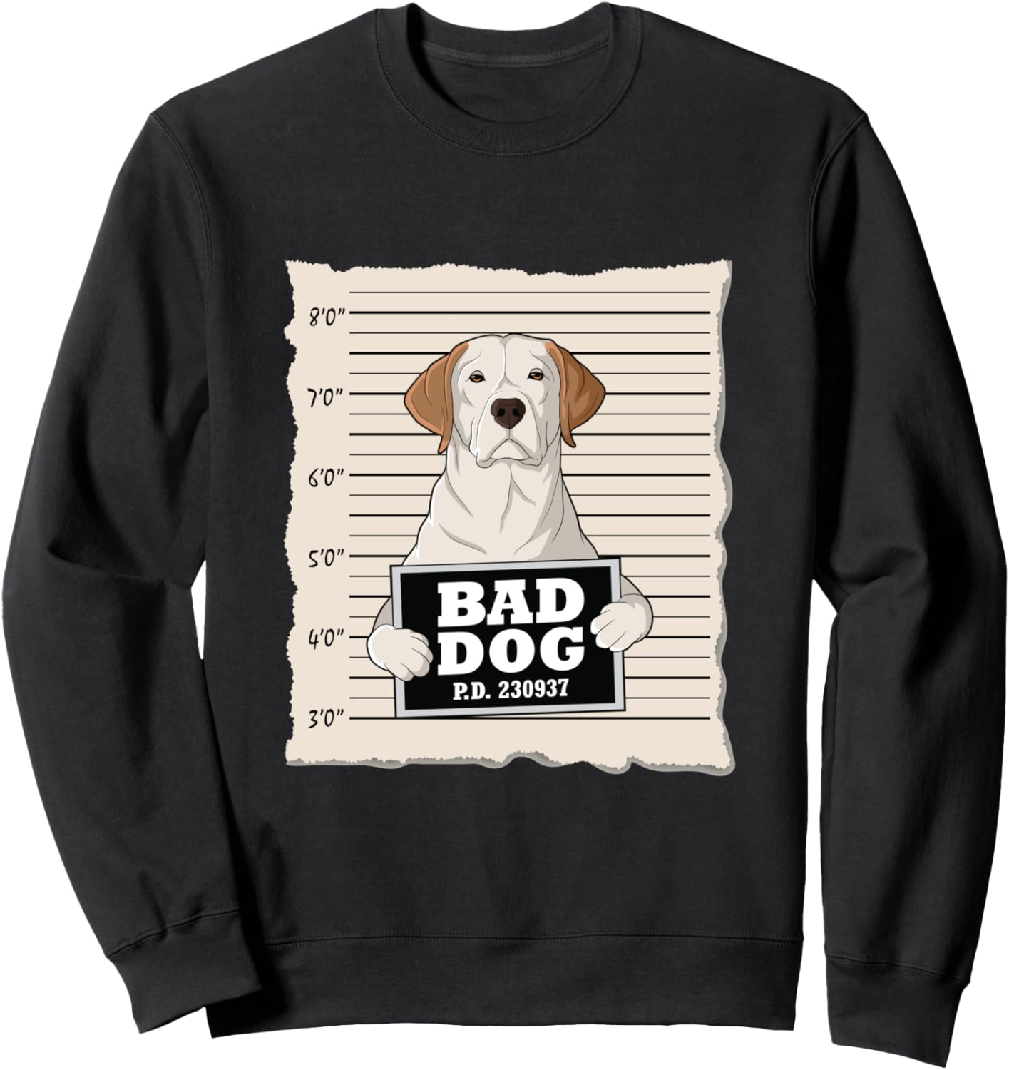 

Толстовка с изображением лабрадора-ретривера и надписью Guilty Dog, черная, размер S Bad Dog Mug Shot Labrador Retriever, Черный, Толстовка с изображением лабрадора-ретривера и надписью Guilty Dog, черная, размер S Bad Dog Mug Shot Labrador Retriever