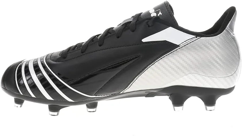 Футбольные бутсы Diadora Maximus Elite Lt Slp12 для мужчин - черный, серебристый — фото 3