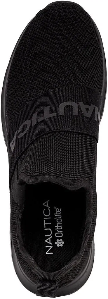 Мокасины Nautica Slip-On Sneakers, Black Mono-tobin — фото 4