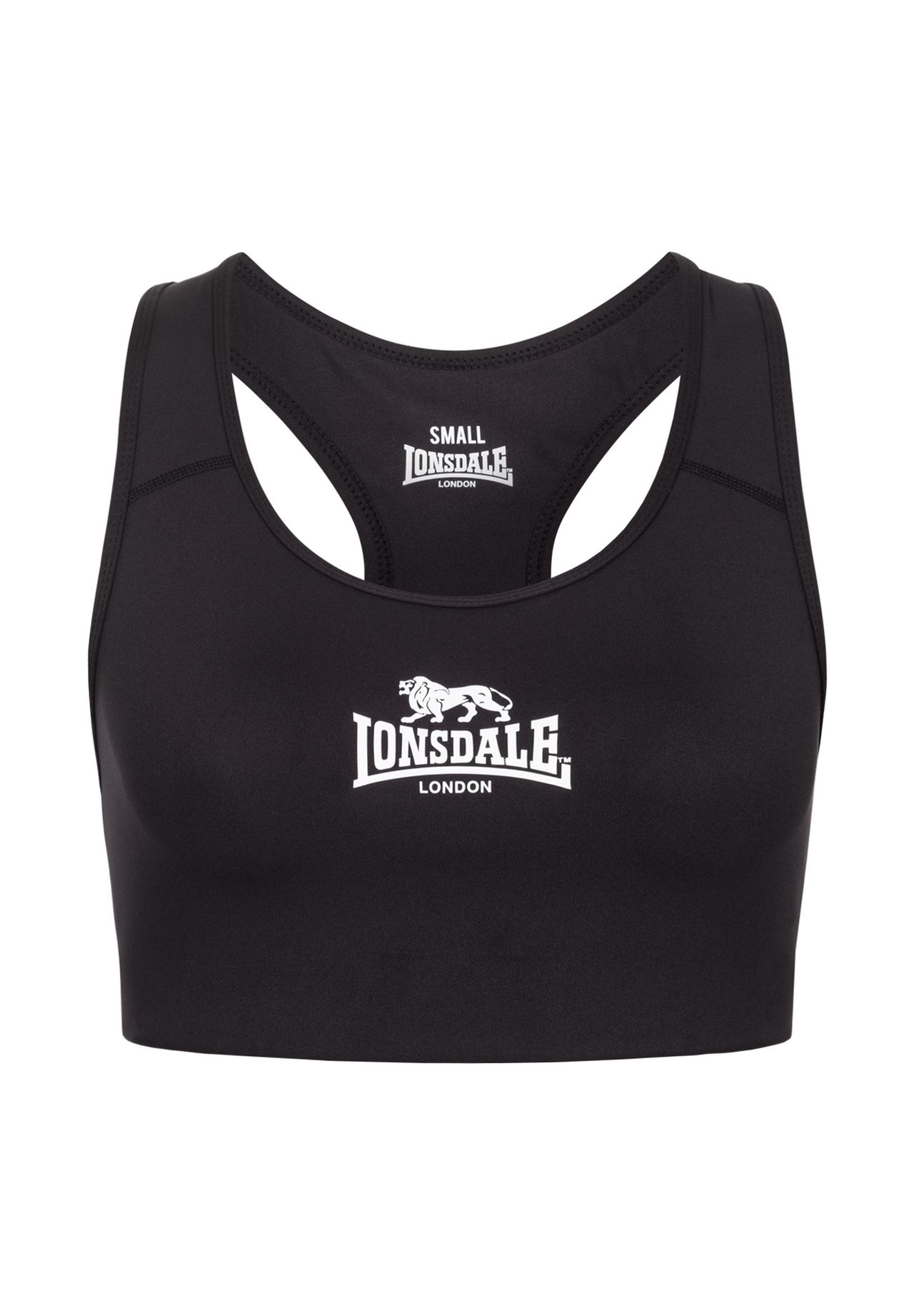 

Женский спортивный бюстгальтер WARDOUR LONSDALE, черно-белый