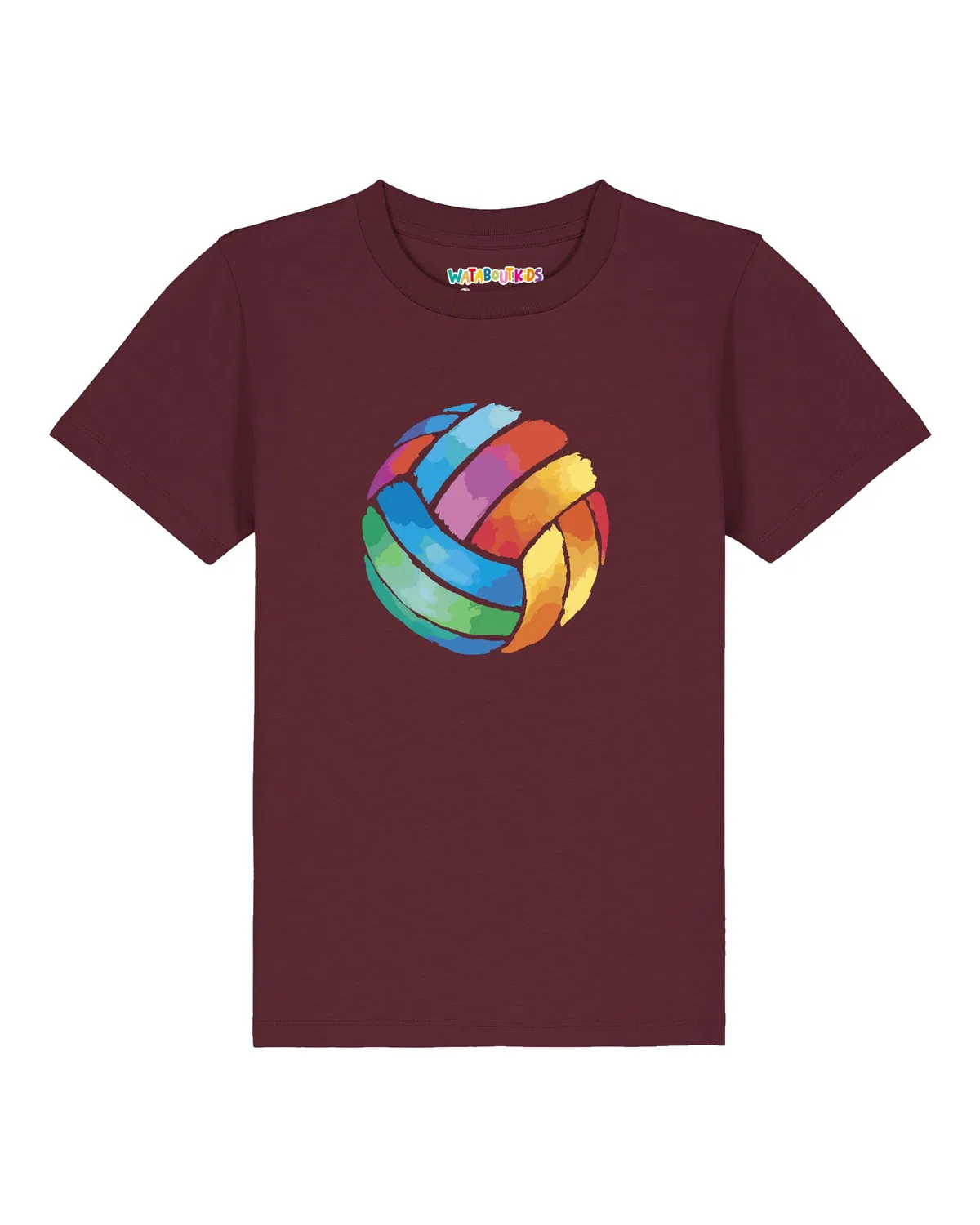 Футболка 'Volleyball' Watabout.Kids, Red/Bordeaux