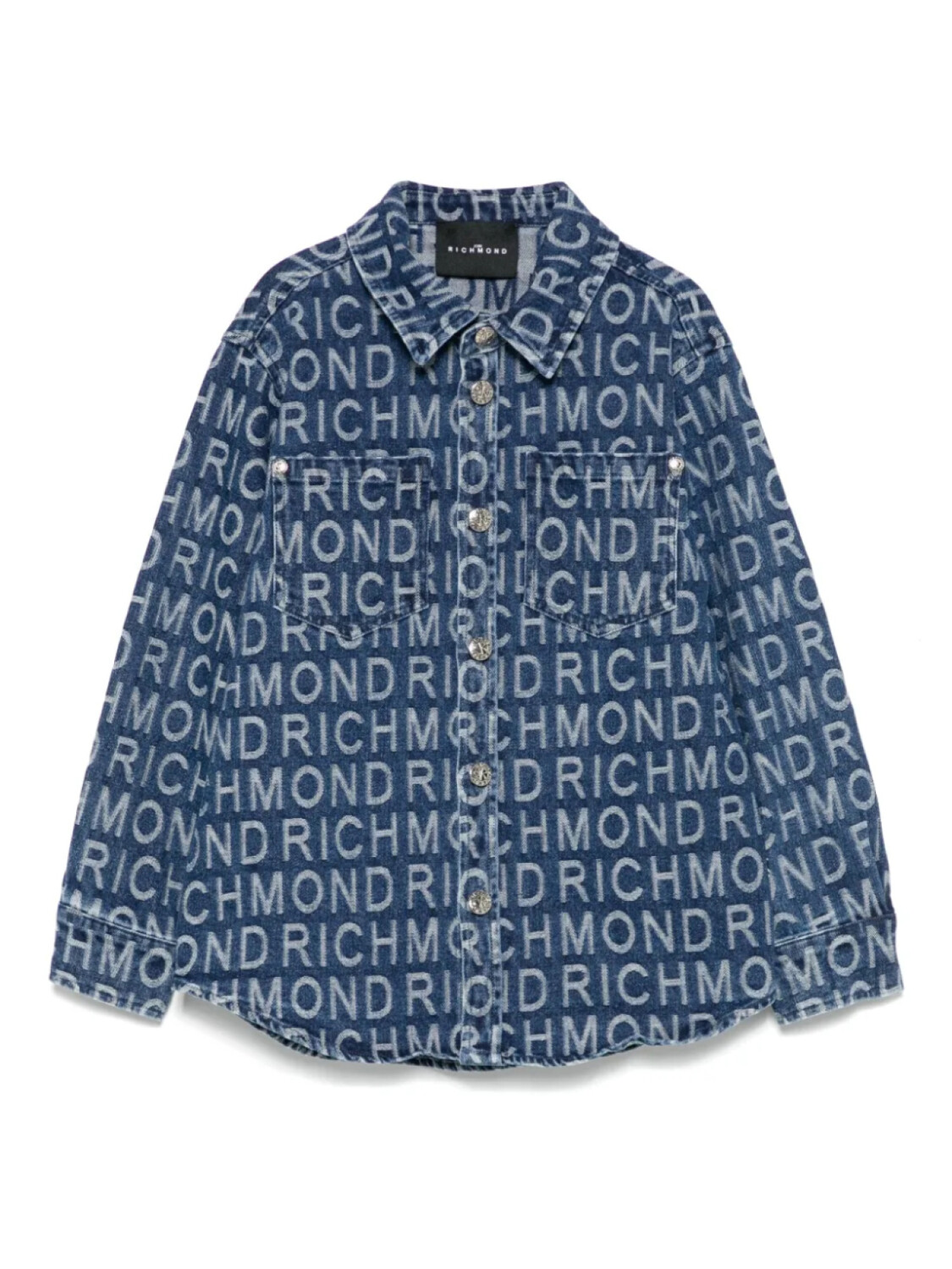 

Джинсовая рубашка John Richmond Junior, синий