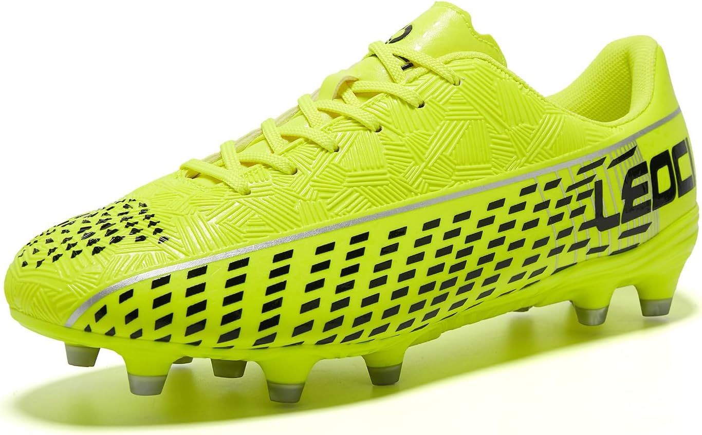 

Футбольные бутсы для мужчин и женщин, футбольные обувь, крепкие регбийные бутсы Leoci, черный