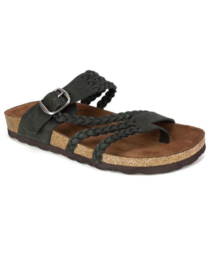 Женские сандалии Hayleigh на стельке White Mountain, цвет Black, Nubuck