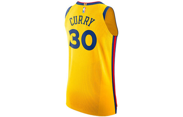 Майка Nike NBA City Edition Connected jersey AU 30 golden state warriors stephen curry Yellow, желтый — фото 2