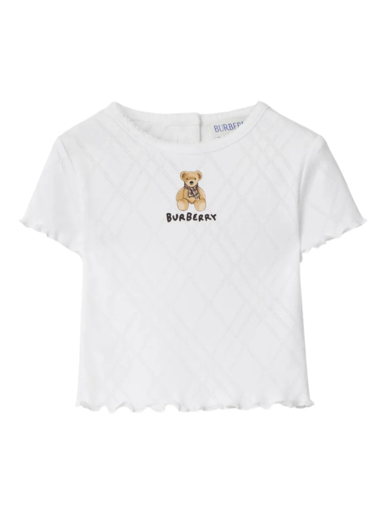 

Футболка Burberry Kids с мотивом «Медведь Томас», белый