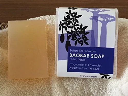 Мыло ручной работы Angel Soap с маслом баобаба и лавандой, 80 г