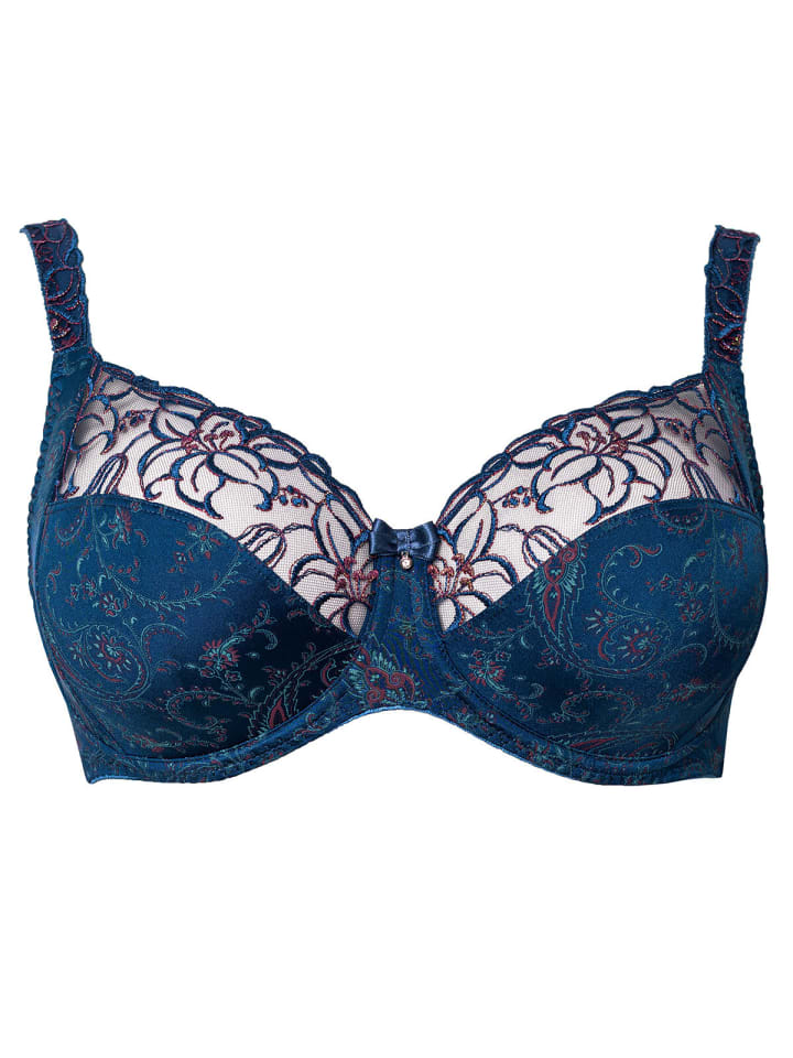 

Бюстгальтер на косточках Ulla Dessous, цвет oriental blue