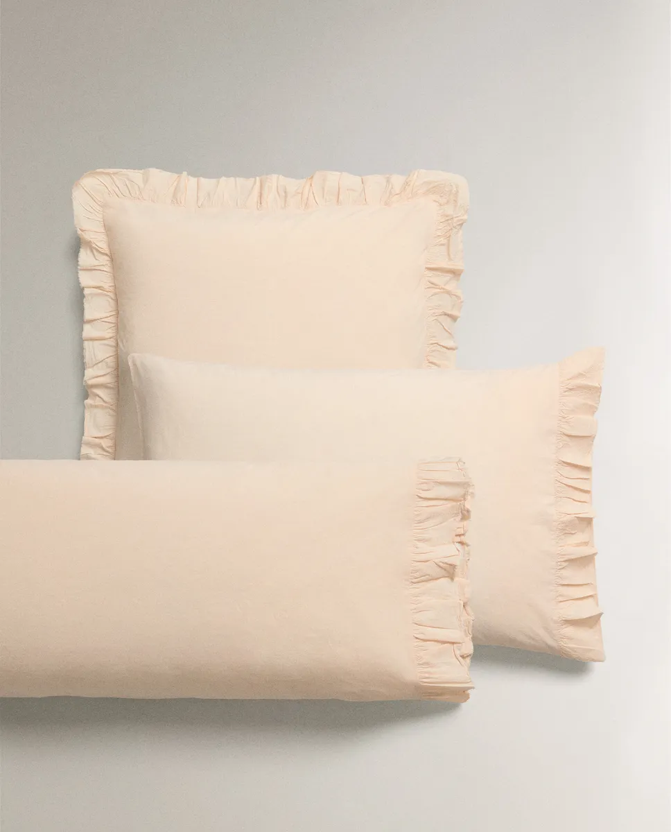 

Наволочка с рюшами Zara Home, розовый