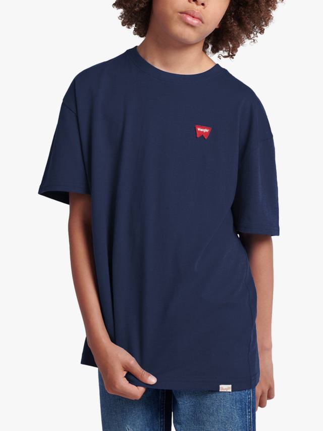 

Детская футболка из хлопка Festival Badge Wrangler, Navy Blazer