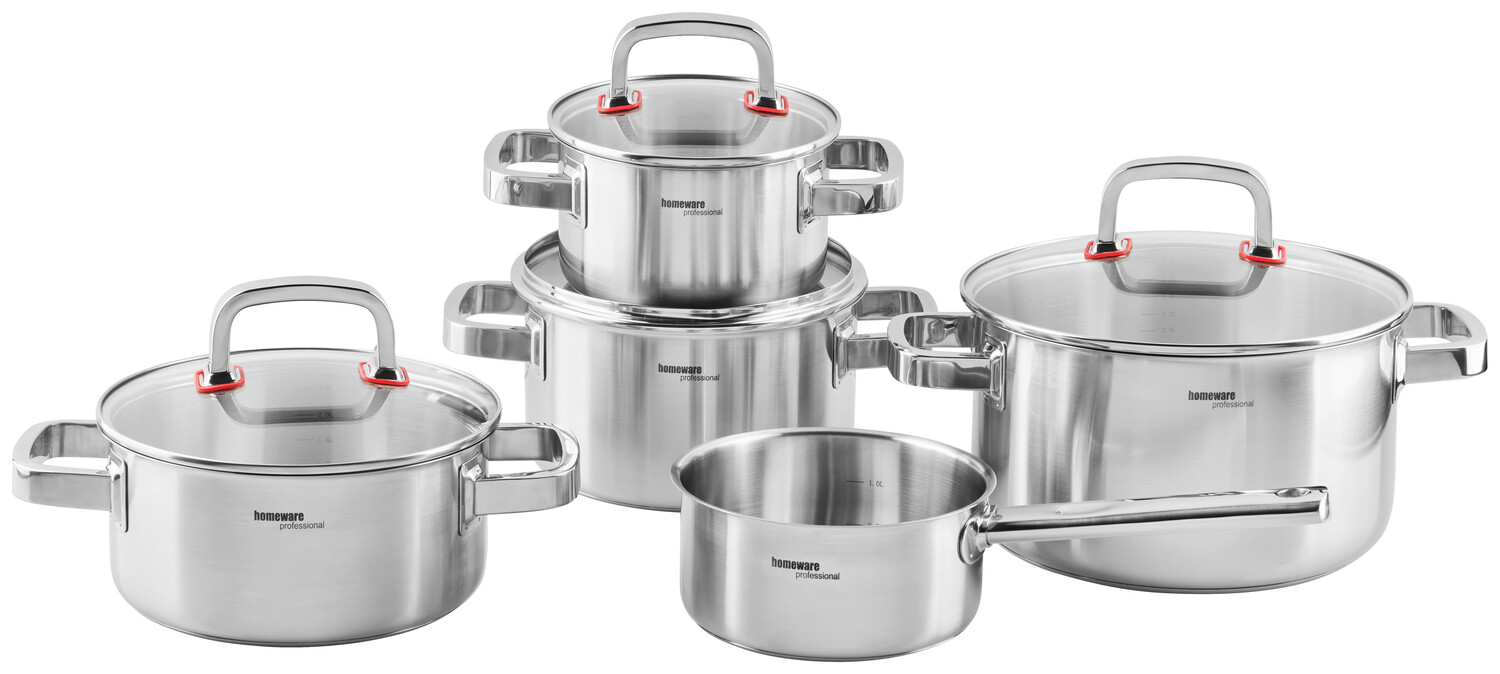 Набор кастрюль cucina perfetta 5 шт Homeware Profession., мультиколор