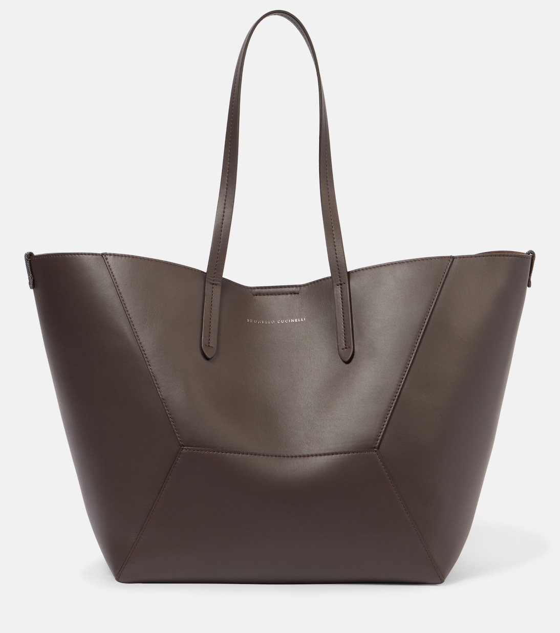 

BC Duo Monili кожаная сумка-тоут Brunello Cucinelli, Testa Di Moro
